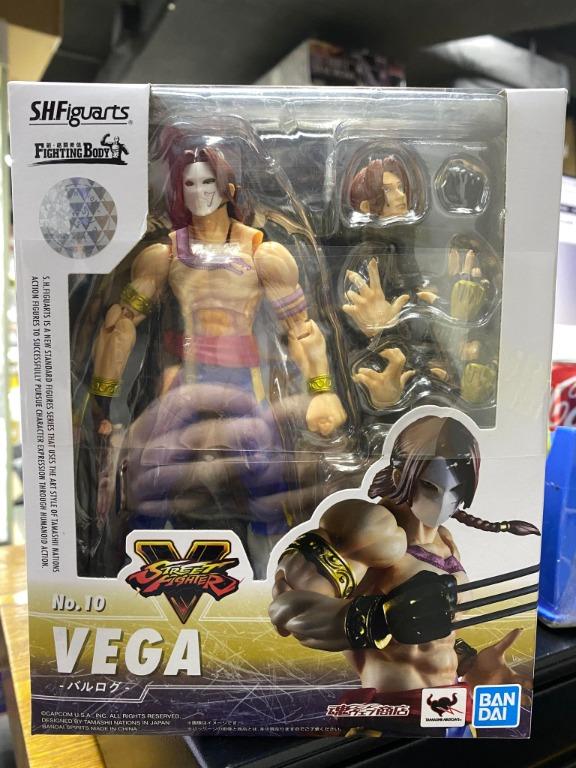 NEW* Street Fighter: No.10 Vega S.H.Figuarts Action Figure by Bandai  Tamashii