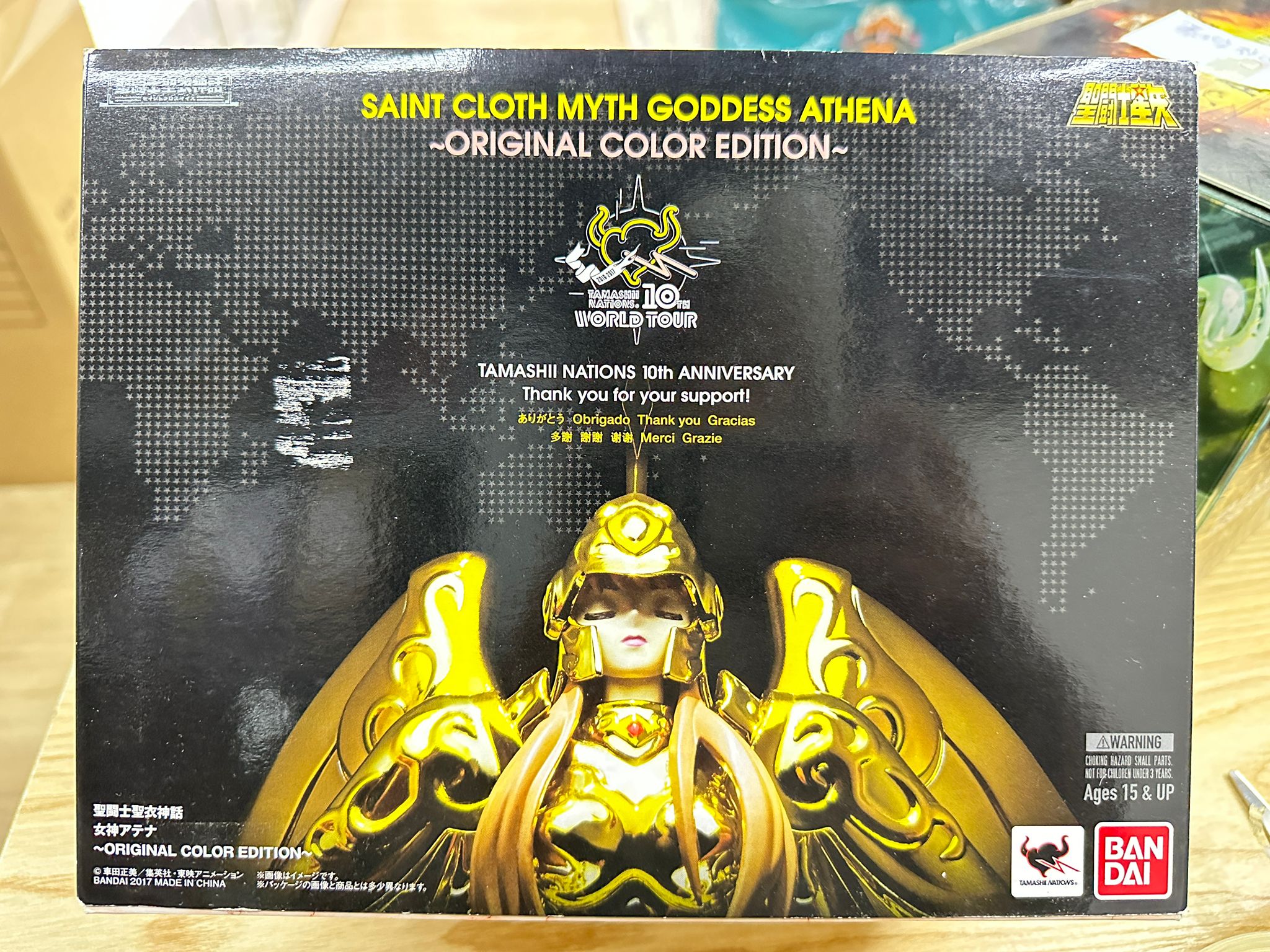 開封品Bandai Saint Seiya Myth Cloth Goddess Athena Original Color