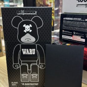 Medicom Toy Bearbrick Be@rbrick Tokyo Tribe Waru Black 400%