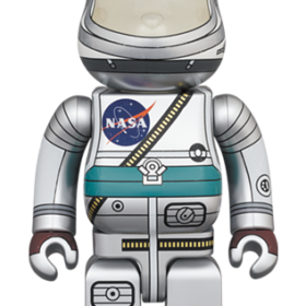 Medicom Toy Bearbrick Be@rbrick 1000% Mercury Astronaut Nasa