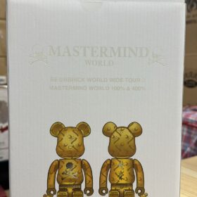 Medicom Toy Bearbrick Be@rbrick 400% 100% Mastermind World Wide Tour 3