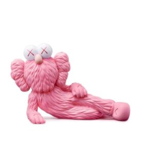 Kaws Time Off 2023 Vinyl Figure Pink