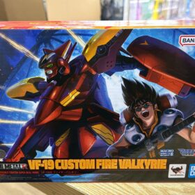 全新 Bandai Hi-Metal R Macross VF-19 Custom Fire Valkyrie Variablr Fighter Super Real Model 火焰女武神 改火女武神 熱氣巴薩拉專用機 超時空要塞