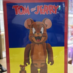 Medicom Toy Bearbrick Be@rbrick 400% 100% Jerry Flocky Ver