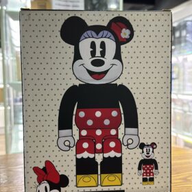 Medicom Toy Bearbrick Be@rbrick 400% 100% Minnie Mouse