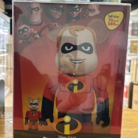 Medicom Toy Bearbrick Be@rbrick 400% 100% Mr Incredible The Incredibles