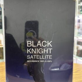 全新 Medicom Toy Bearbrick Be@rbrick 400% 100% Black Knight Satellite 黑騎士衛星