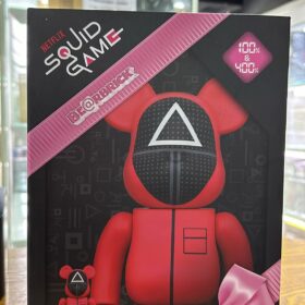 Medicom Toy Bearbrick Be@rbrick 400% 100% Squid Game Guard Frontman △