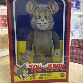 Medicom Toy Bearbrick Be@rbrick 400% 100% Tom Flocky Ver