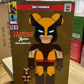 全新 Medicom Toy Bearbrick Be@rbrick 400% 100% Wolverine Brown Ver X-Men 狼人