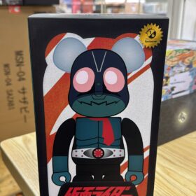 全新 Medicom Toy Bearbrick Be@rbrick 400% Kamen Masked Rider No.1 幪面超人 舊1號