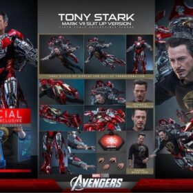 Hottoys MMS718 MMS718B Ironman Tony Stark Suit Up Ver Special Edition