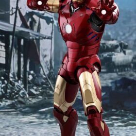 Hottoys QS012 SP Ironman Mark 3 MK 3 Deluxe Set