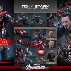 Hottoys MMS718 MMS718B Ironman Tony Stark Suit Up Ver Special Edition