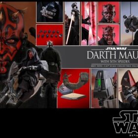 全新 Hottoys DX17 SP Darth Maul With Sith Speeder Starwars Star Wars Episode I The Phantom Menace 星球大戰 達斯魔 赤武神 星戰 星球大戰首部曲 威脅潛伏 特別版