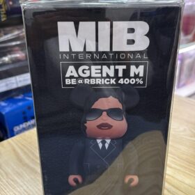 全新 Medicom Toy Bearbrick Be@rbrick 400% MIB Agent M Men In Black International 黑超特警組