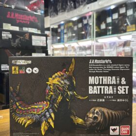 開封品 Bandai S.H.MonsterArts SHM Mothra Battra Set 巴特拉幼蟲 成蟲 斯拉