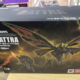 開封品 Bandai S.H.MonsterArts SHM Battra Special Color Ver 哥斯拉 巴特拉 成蟲 幼蟲