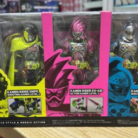 開封品 Bandai S.H.Figuarts Shf Kamen Rider Ex-Aid Migghty Action X Beginning Set 幪面超人