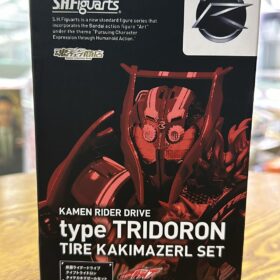 開封品 Bandai S.H.Figuarts Shf Kamen Rider Drive Type Tridoron Tire Kakimazerl Set 幪面超人 馳騎 最終型態