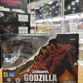 開封品 Bandai S.H.MonsterArts SHM Godzilla 2014 Poster Image Ver 哥斯拉 海報限定