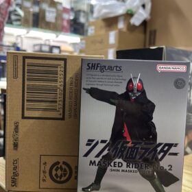 開封品 Bandai S.H.Figuarts Shf Kamen Rider Shin Masker Rider 2 No.2 新幪面超人 幪面超人 2號