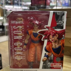 開封品 Bandai S.H.Figuarts Shf Super Super Saiyan God Son Goku Dragon Ball Dragonball 龍珠 龍珠超 超級撒亞人之神 孫悟空 帶來正義之心的超級撒亞人之神