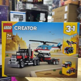 全新 Lego 31146 Flatbed Truck With Helicopter Creator 平板卡車和直升機