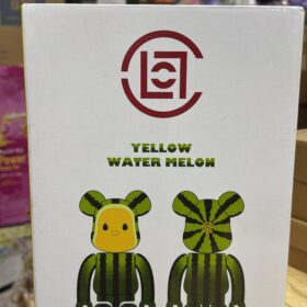 Medicom Toy Bearbrick Be@rbrick 400% 100% Clot Yellow Water Melon