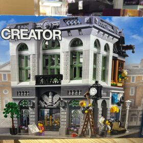 全新 盒殘 膠紙鬆 Lego 10251 Brick Bank Creator Modular Building 街景系列 磚塊銀行 銀行