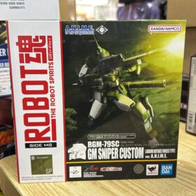 開封品 Bandai Robot Spirits RGM-79SC GM Sniper Robot魂 機動戰士 吉姆 狙擊型特裝